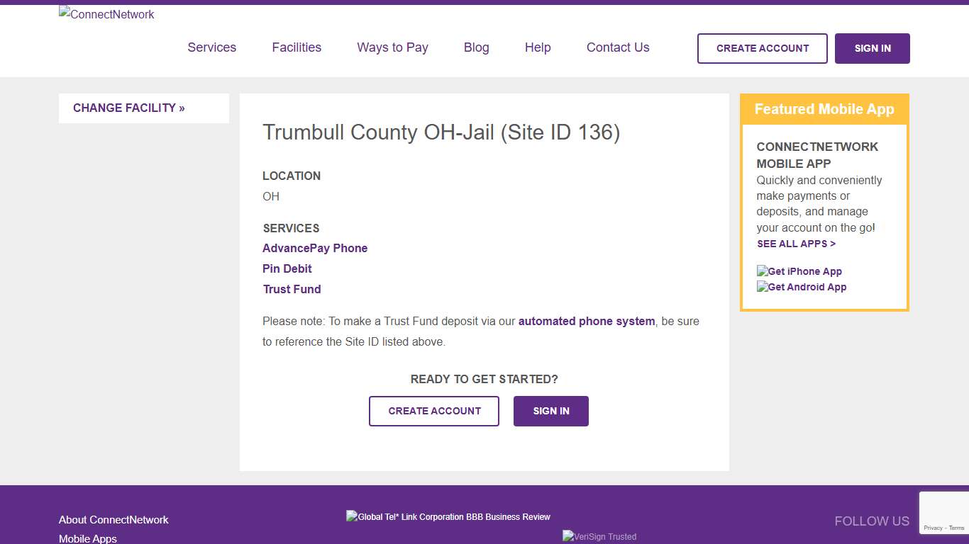 Trumbull County OH-Jail ConnectNetwork