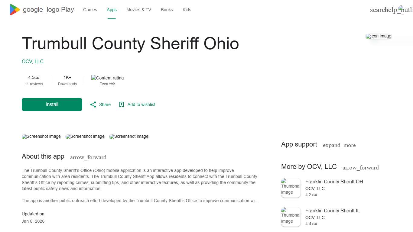 Trumbull County Sheriff Ohio - Apps on Google Play